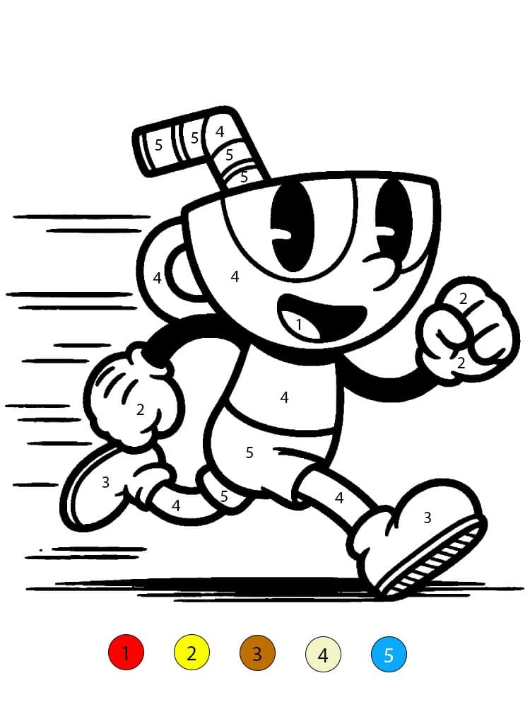 Cuphead Gratuit Coloriage Magique