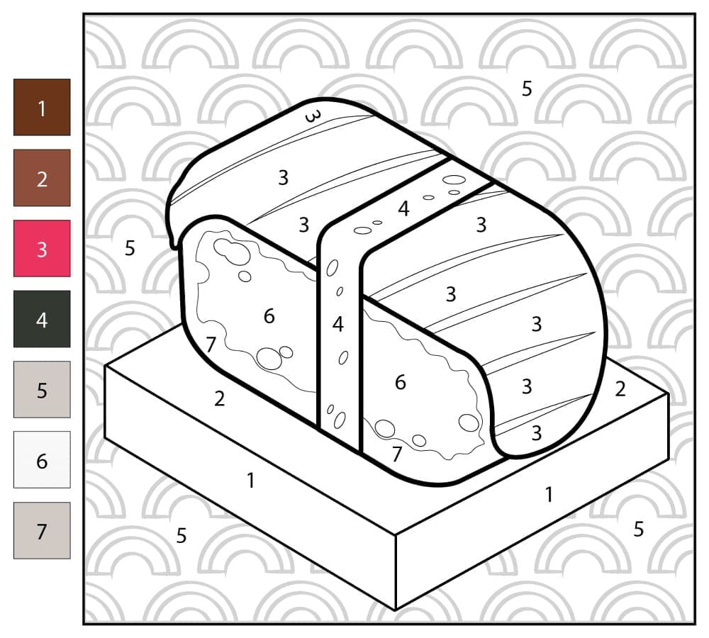 Sushi Savoureux Coloriage Magique