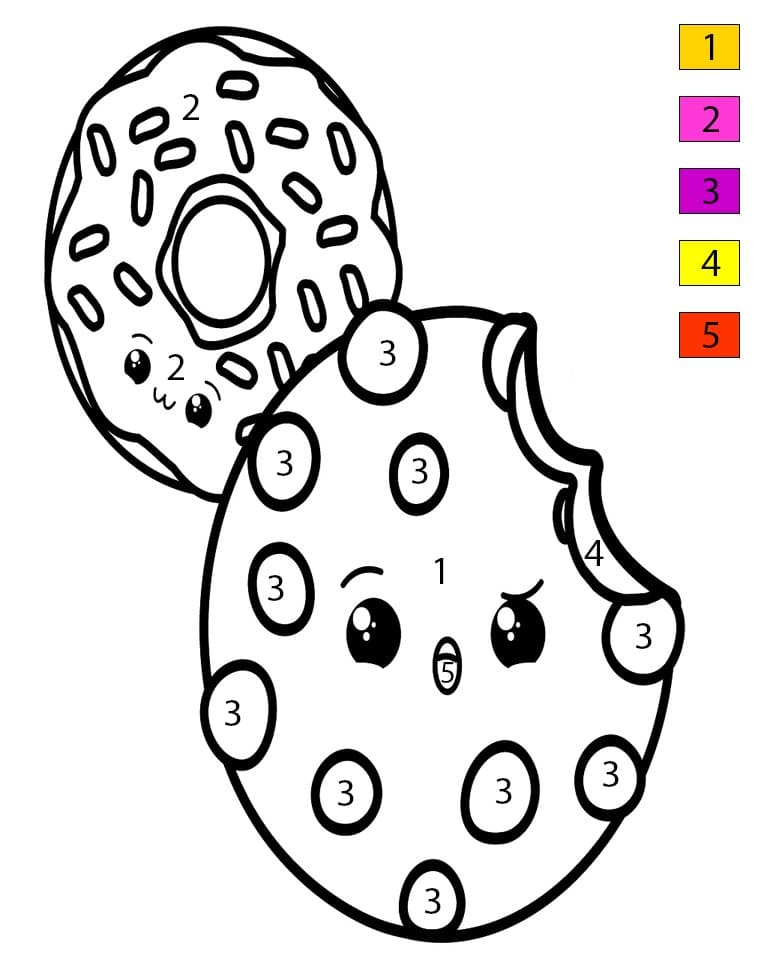 Cookie  Color By Number