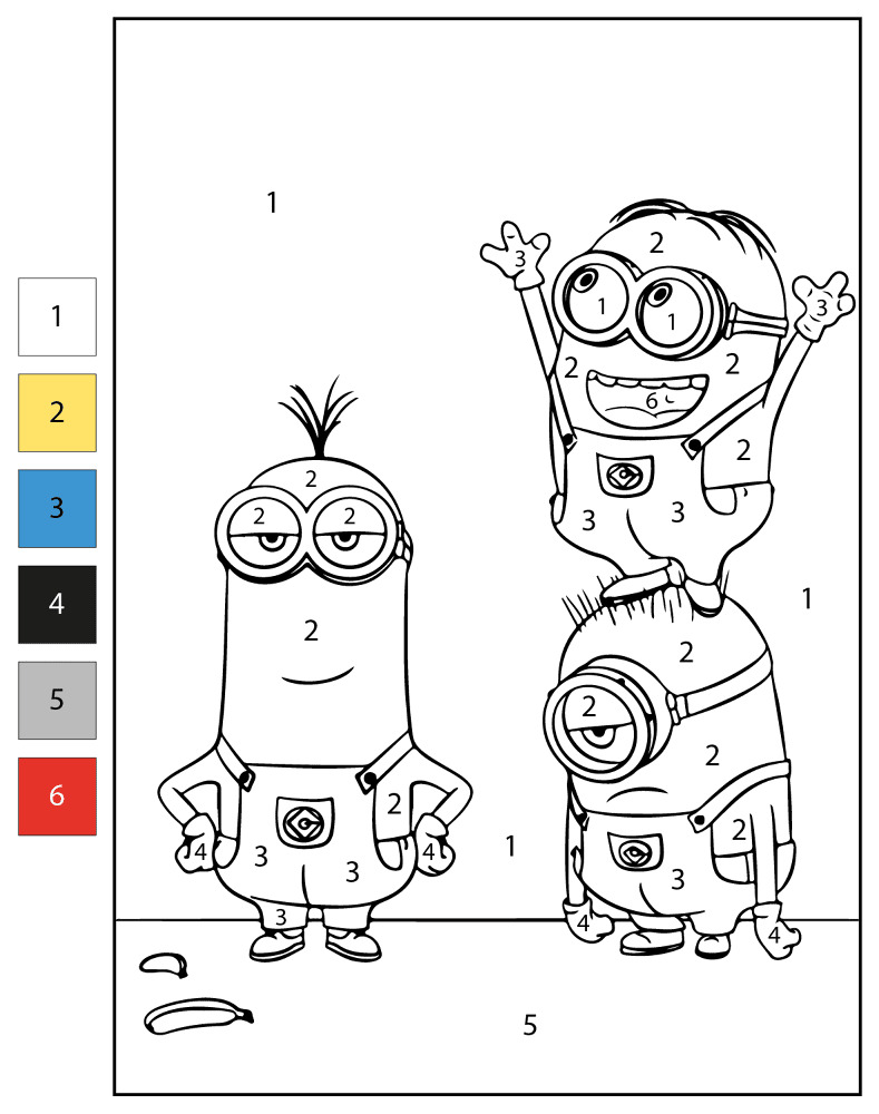 Coloriage Magique Minion