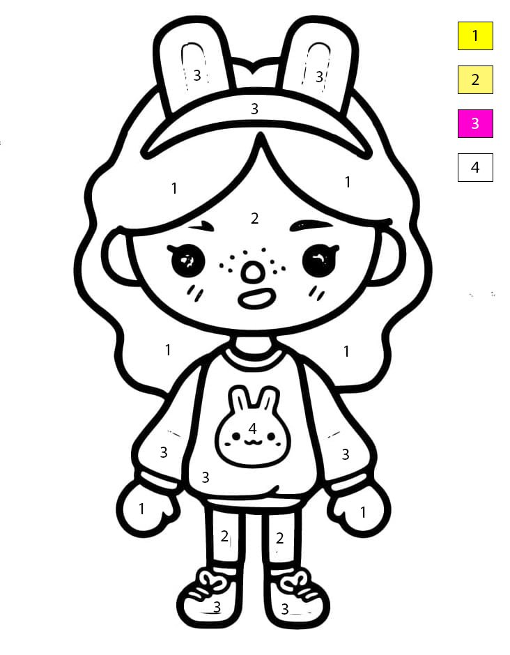 Coloriage Magique Toca Boca
