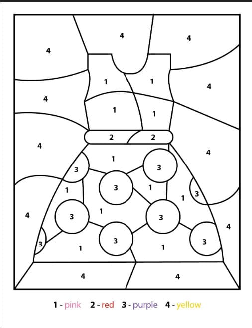 Robe Vêtements Coloriage Magique