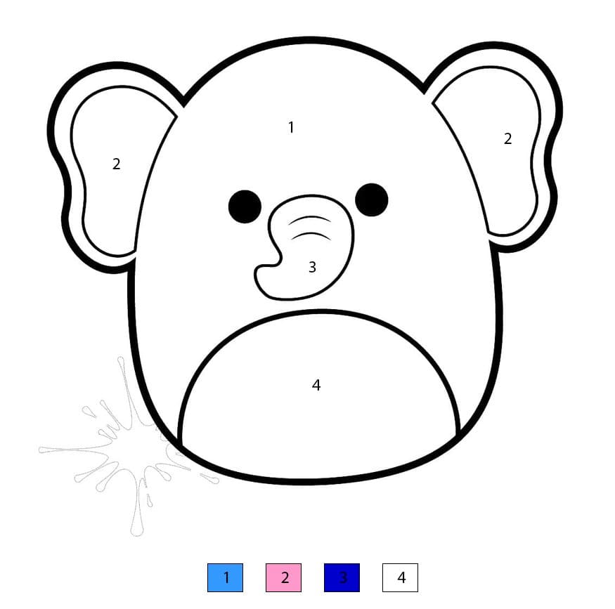 Coloriage Magique Squishmallows Mila Coloriage Magique