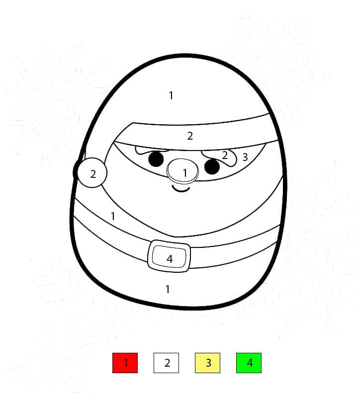 Squishmallows Nick Coloriage Magique