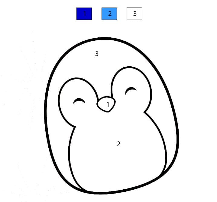 Squishmallows Puff Coloriage Magique