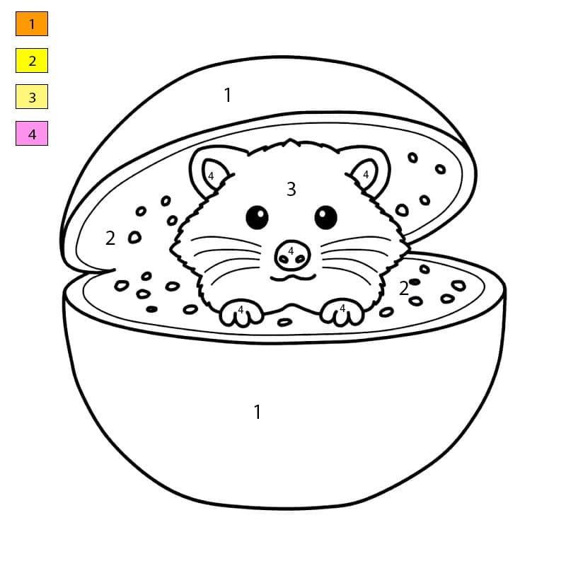 Brainrot Raccooni Watermelunni Coloriage Magique