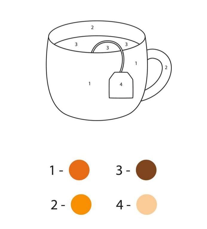 Tasse avec motif Coloriage Magique