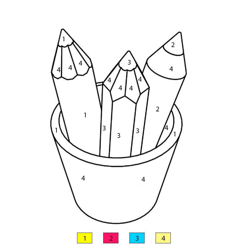 Tasse brillante Coloriage Magique