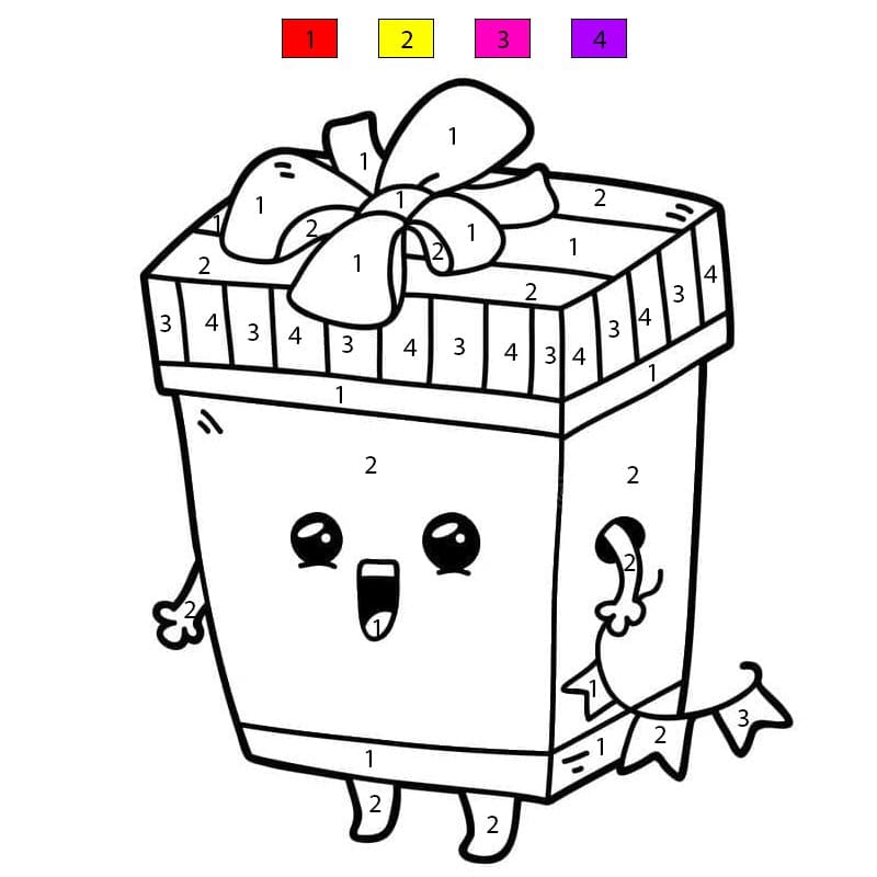 Cadeau adorable Coloriage Magique
