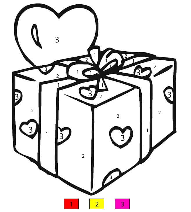 Cadeau charmant Coloriage Magique