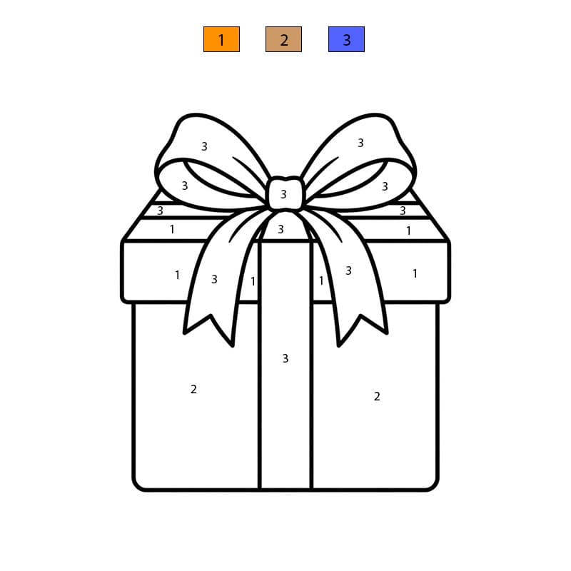 Cadeau élégant Coloriage Magique