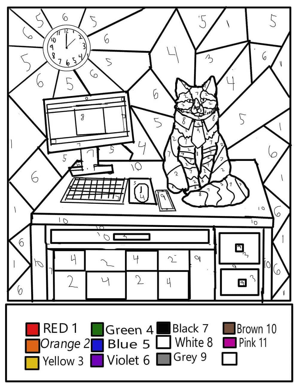 Ordinateur innovant Coloriage Magique